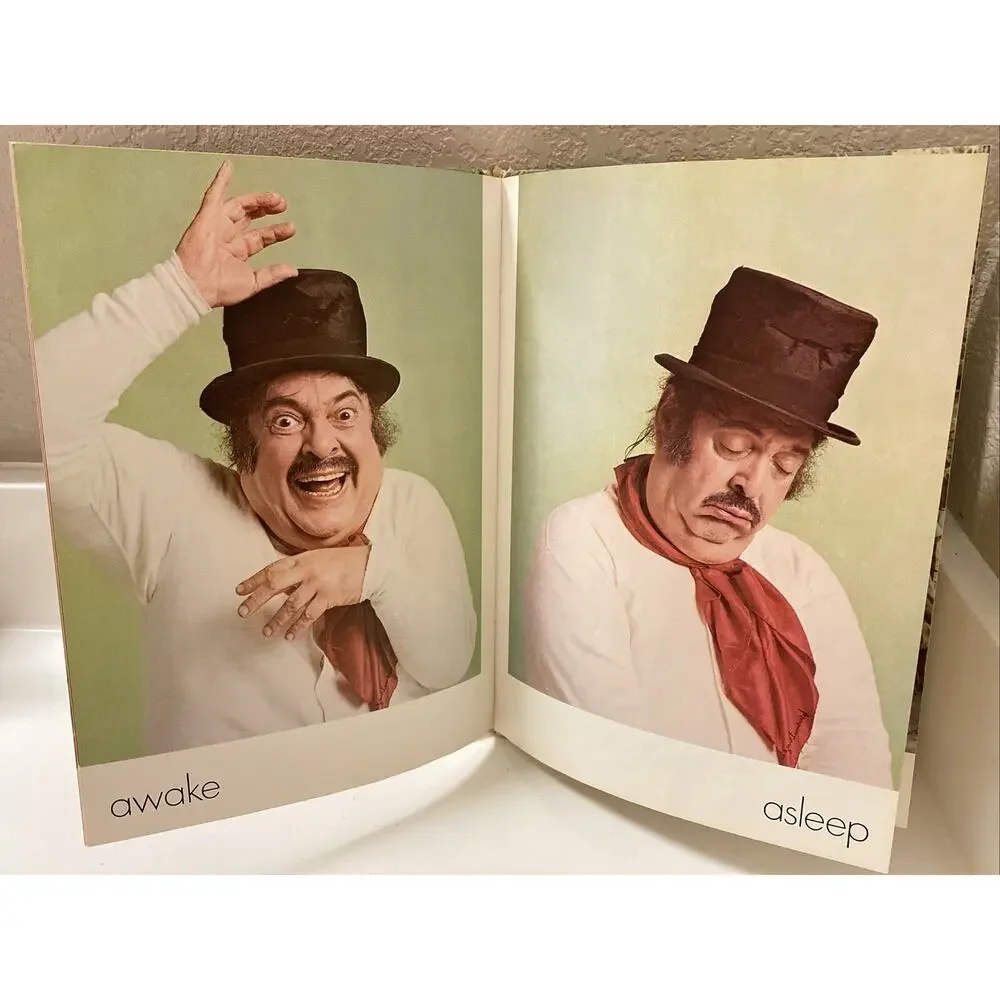 Zero Mostel Sesame Street Book of‎ Opposites 1974 RARE Comedy George Mendoza